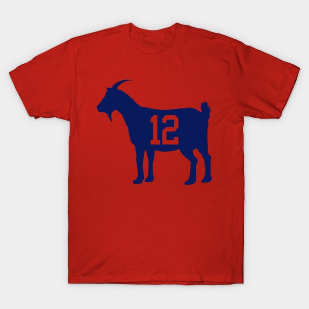 GOAT 12 T-Shirt by superkwetiau